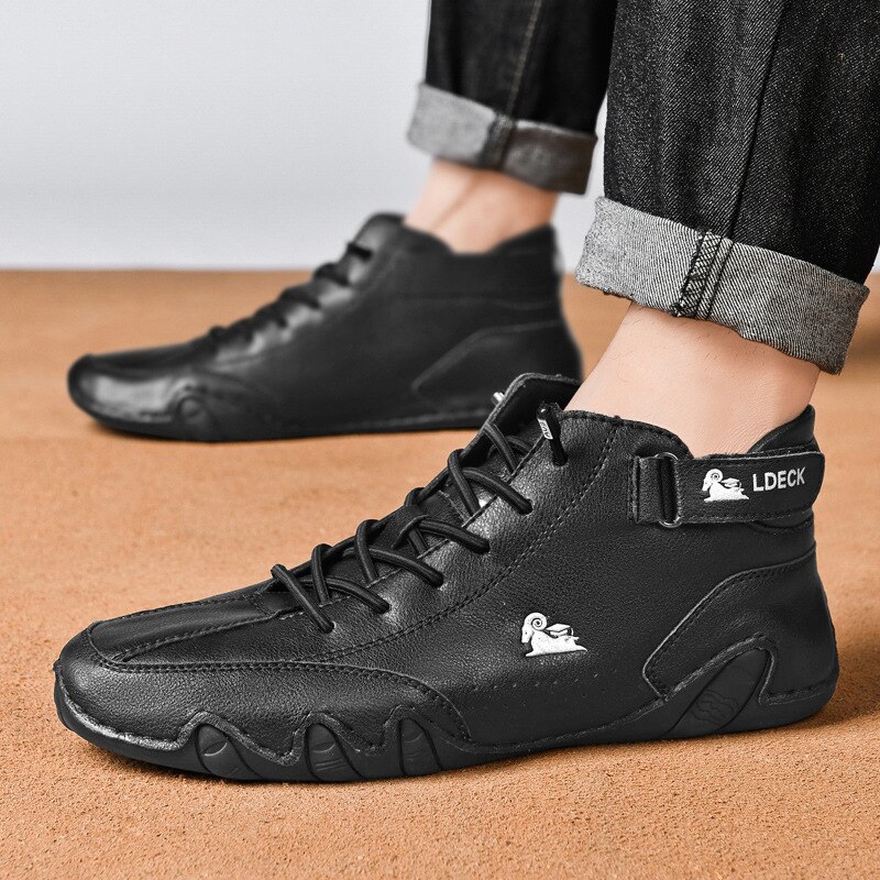 男性用防水ハイトップスニーカー,高級靴,冬,2023 - Waterproof Goretex Running Shoes のレビューと価格