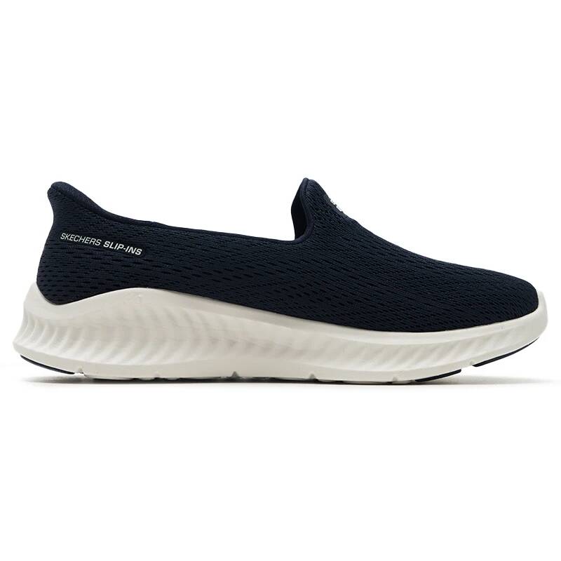 スケッチャーズ 125644-NVW レディース スリップイ - Knit Fabric Lace Up Sneakers のレビューと価格